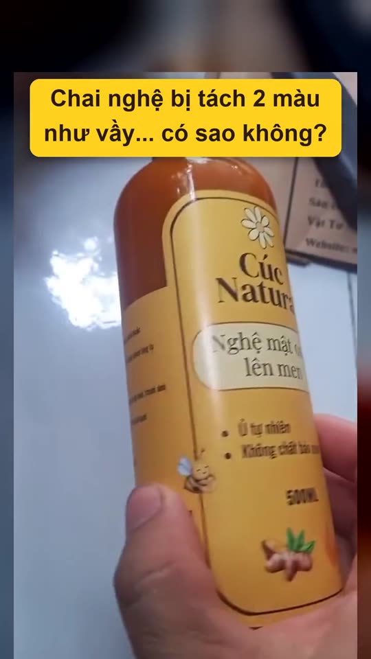 Chai nghệ tách 2 lớp có sao không?